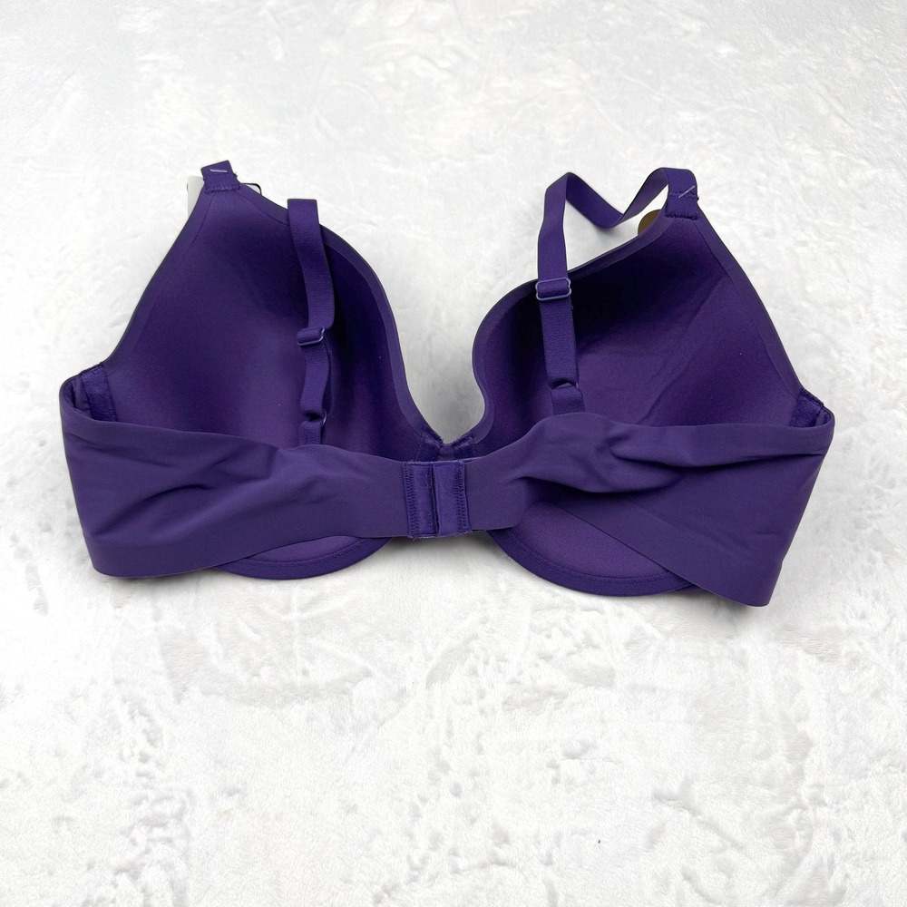 NWT Wacoal Comfort First T-Shirt Underwire Bra 38D Purple Seamless Mid Coverage - Picture 4 of 8